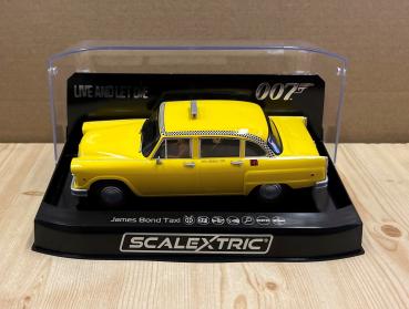 Preview: James Bond Checker Taxi Cab - Live And Let Die,  Scalextric C4606