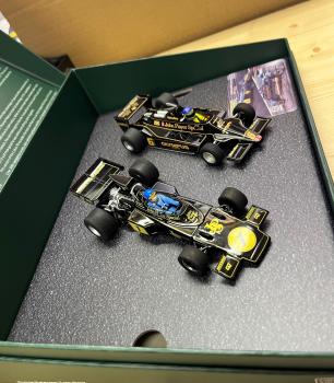 Preview: Ronnie Peterson Twin Pack Lotus 72 and 79,  Scalextric C4684A