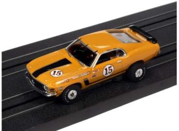 Preview: 1970 Ford Mustang #15 Pamelli Jones *Trans Am Racers Thunderjet Release 30*, brown-orange, 1/64, AutoWorld AWSC357B