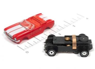 Preview: 1965 Ford Mustang Convertible *Thunderjet Ultra G* Release 34, red, 1/64, Aut World SC367-3r