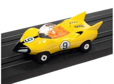 Preview: Speed Racer Shooting star Racer X, gelb, 1/64, Autoworld SC372B
