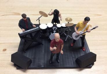 Preview: BAND, 4 Musiker + Instrumente, 1/32, Band