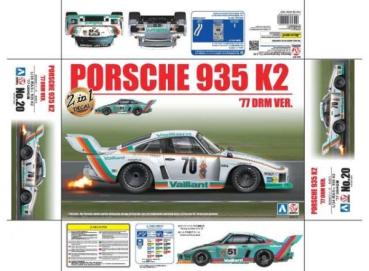1977 Porsche 935K2 DRM 2-n-1, 1/24, Beemax24015