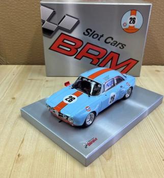 Alfa Giulia Sprint GTAM No. 26, GULF, ETTC 1974, 1/24, BRM183