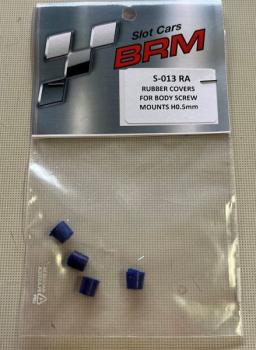Karosseriehalterhuelsen Anti-Vibration Huehe 0,5mm Gummi f.Slotcars 1:24 BRM, BRS013RA