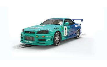 Nissan R34 Skyline Falken Tyres,  Scalextric C4678