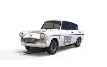 Ford Anglia - Silver 56,  Scalextric C4682