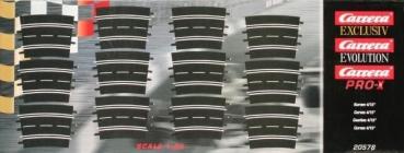 Kurve 4/15  12 Stueck fuer  8-spurigen Ausbau = 180