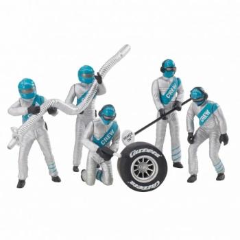 Preview: Figurensatz Mechaniker, silber, Carrera 20021133