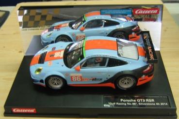Porsche GT3 RSR GULF Racing #86, Silverstone 4h 2014, Digital 124, Carrera 20023810