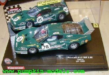 Ferrari 512 BB LeMans gruen Carrera 27101
