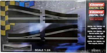 Engstelle rechts, Digital 132 + 124, Carrera 30351
