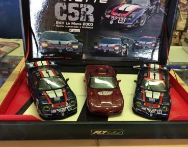 Team Set Chevrolet Corvette C5R Le Mans 2003, 1/32, Fly96021