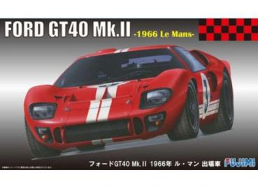 1966 Ford GT40 MK-II-#3, 2nd Le Mans, plastic modelkit 1/24, Fujimi 126067