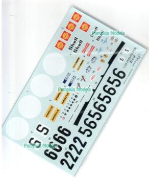 Ferrari 512S #2, 6, 56, 1/24 Decal MFH512S