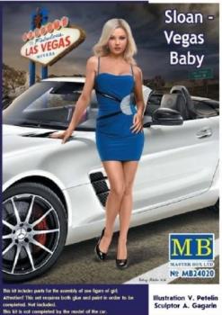 Dangerous Curves Series, Sloan - Vegas Baby, 1/24 Kit, MasterBox 24020