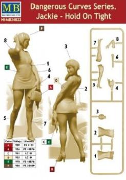 Preview: Dangerous Curves Series, Jackie - Hold On Tight, 1/24 Kit, MasterBox 24022