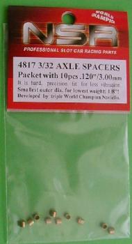 3/32 Axle Spacers 3mm, NSR4817