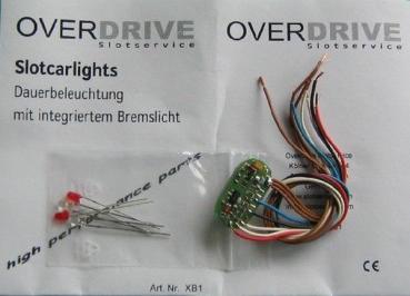Dauerbeleuchtung mit intrigierten Bremslicht, OVD XB1