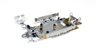 Fahrwerk Super24 Sport Short Wheelbase m.Messing-Grundplatte 96,5x1,5mm f.13D u.18D Motoren, 1/24, Plafit 1700KS-96