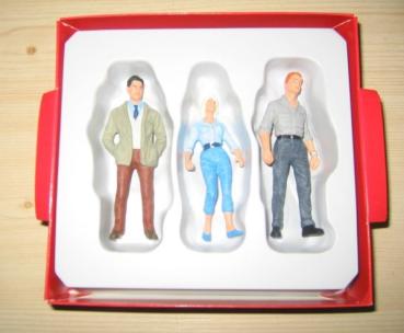 Figuren Passanten 3 Figuren, 1/22,5, Preiser 57103