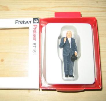 Figur Ludwig Erhard, 1/24, Preiser 57151