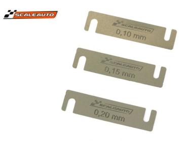 Werkzeug Einstelllehren-Set 0,10mm, 0,15mm und 0.20mm (Metall) fuer ue2,38mm und ue3mm