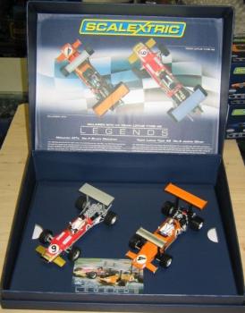 Preview: Legends McLaren M7C and Team Lotus Type 49B, Scalextric C3544A