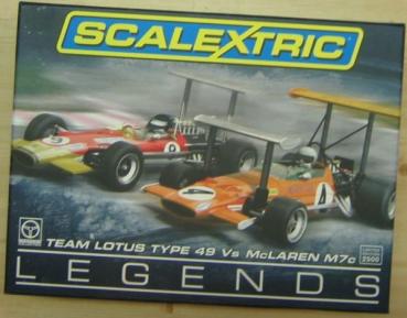 Preview: Legends McLaren M7C and Team Lotus Type 49B, Scalextric C3544A