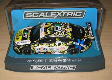 Preview: BTCC VW Passat, 2016 British Touring Car Championship, #40 Aron Smith, 1/32, Scalextric C3864