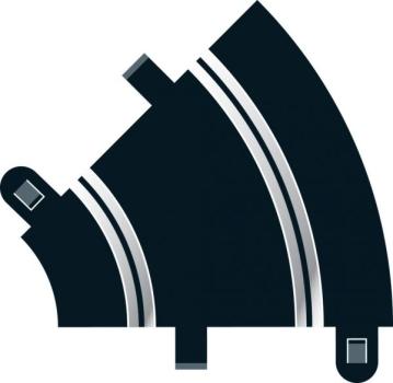 Sport Schiene Kurve 1 45 Grad,(2), Scalextric C8202