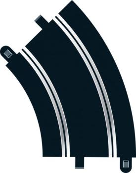 Sport Schiene Kurve Radius 2, 2x 45 Grad, Scalextric C8206