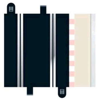 Sport Schiene Half Straight 2x 175mm, Scalextric C8207