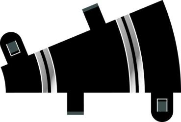 Sport Schiene Kurve R1 22,5 Grad, (2), Scalextric C8278