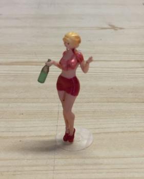 Preview: Muedchen mit Sektflasche, 1/32, Figur Sekt