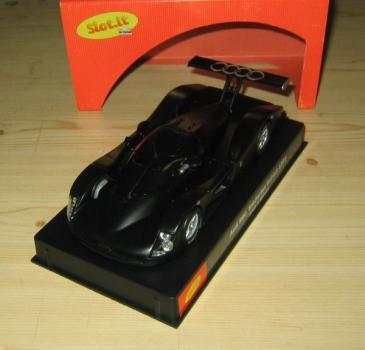 Audi R8C Roll-out Snetterton 1999, schwarz matt, SlotIt SICA01Cm
