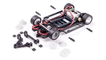 Fahrwerk HRS-2 Sidewinder (64-90mm) m.Motor V12/23k, SlotIt CH31F