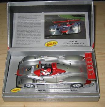 Preview: Audi R8 LMP #8, 1st 24h LeMans 2000, Limited Edition, SlotIt CW19