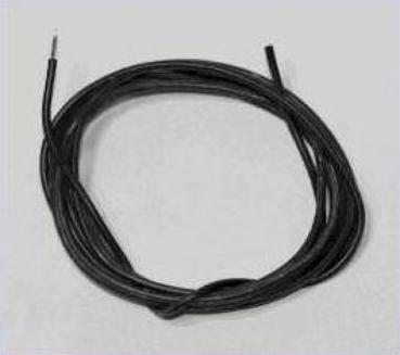 Electric PVC cable BLACK, 1,2mm, SLPL107020