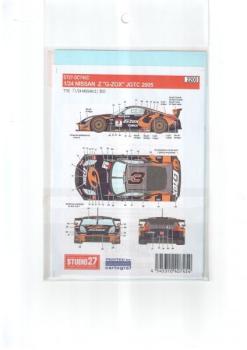 Nissan Z - G-ZOX - JGTC 2005, Decal 1/24, Studio 27 DC745C