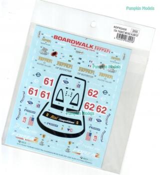 Ferrari F430GT, RisiCompezione #61/62, ALMS 2007 (2007 ALMS GT2 Class Champion), 1/24 Decal Studio27 SDFR2428