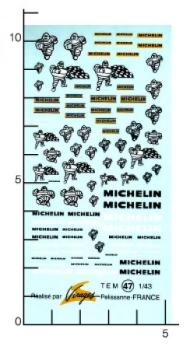Virages Decal MICHELIN - 1/43, VIR047