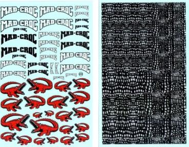 Virages Decal MAD-CROC - 1/43, 1/32, 1/24, 1/18, 2 Bogen, VIR263