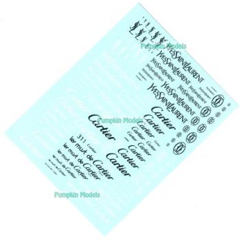 Virages Decal Cartier, Yves Saint Laurent, 1/43 - 1/18, VIR311