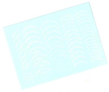 Virages Decal Reifenbeschriftung 1/18, VIR372