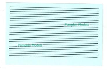 Virages Decal STREIFEN schwarz 1mm, Virages 434