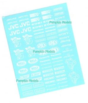 Virages Decal Nascar div. white, 1/24, Virages501