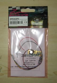 ZM162F1 - Zmachine Lichtset Kit fuer F1 Cars: Bremslicht, 2 Auspuffflammen