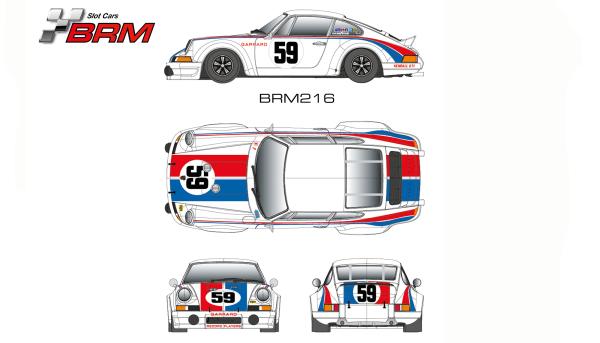 BRM216 Por 911 No. 59, 1/24 BRM216