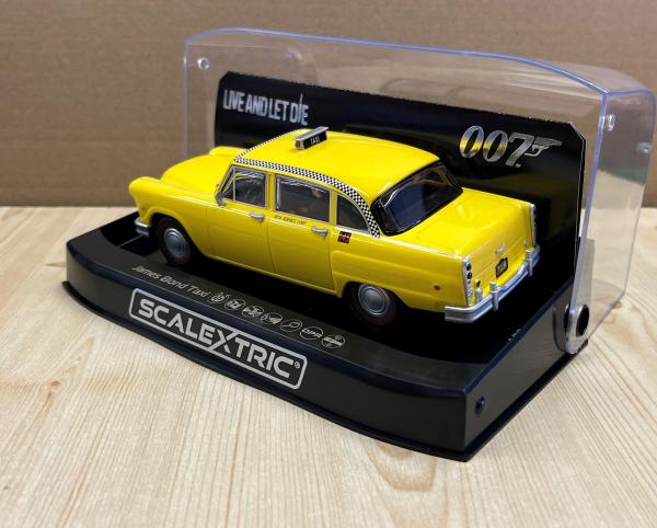 James Bond Checker Taxi Cab - Live And Let Die,  Scalextric C4606